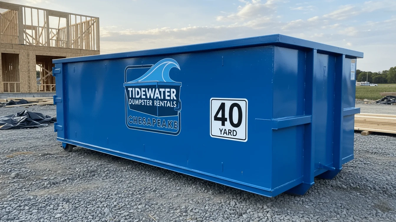 40 Yard Dumpster Rental in Chesapeake