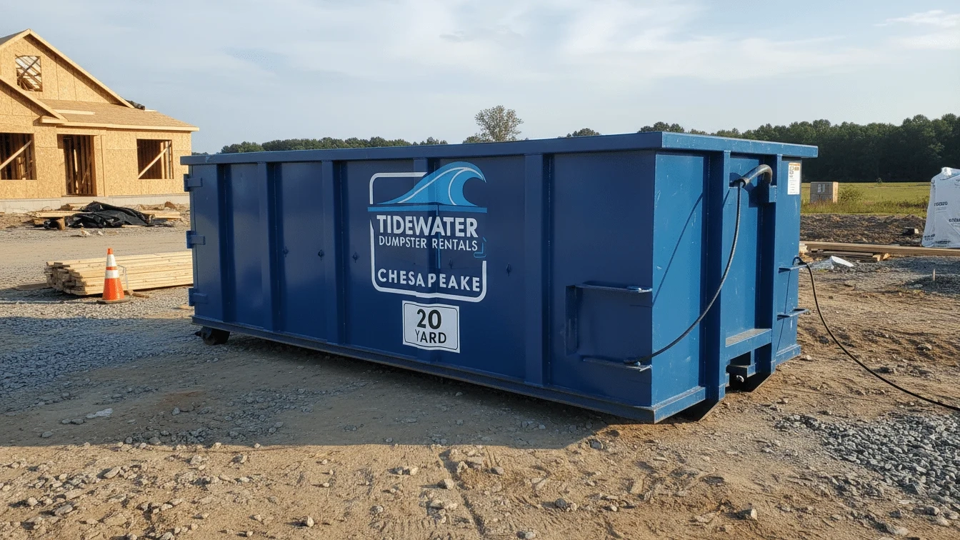 20-Yard Dumpster Rental in Chesapeake