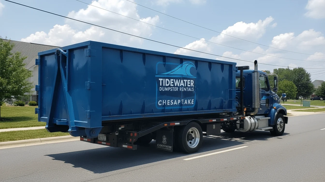 dumpster on the move