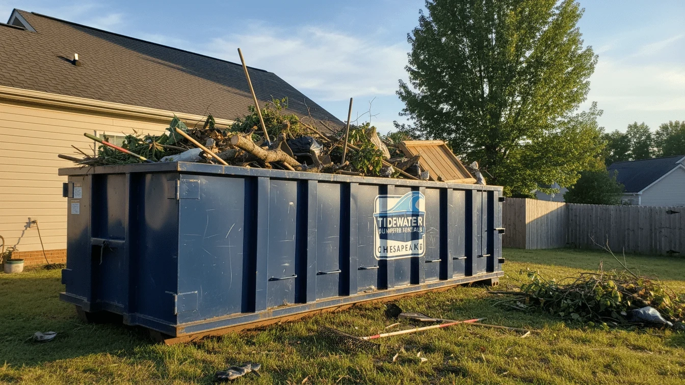 Yard Waste Dumpster Rental Chesapeake, VA